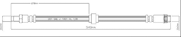 Brake Hose (VBH1238)