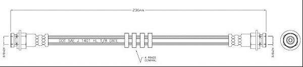 Brake Hose (VBH1210)