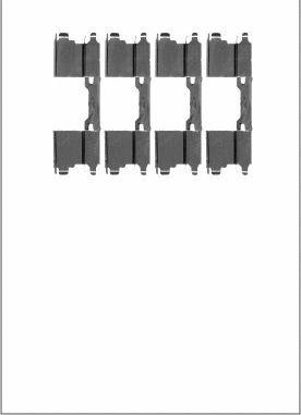 Accessory Kit, disc brake pad (LVMK1096)