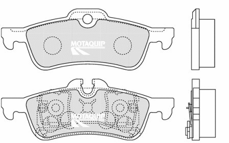 Brake Pad Set, disc brake (LVXL1257)