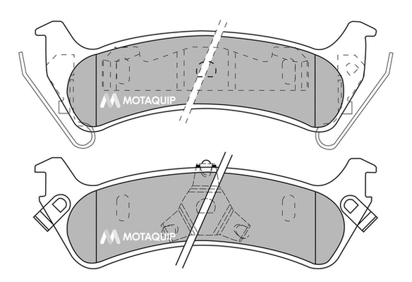 Brake Pad Set, disc brake (LVXL1042)