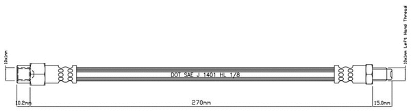Brake Hose (VBH643)