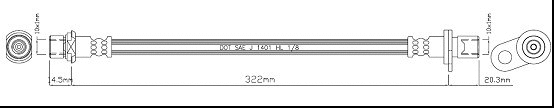Brake Hose (VBH1035)