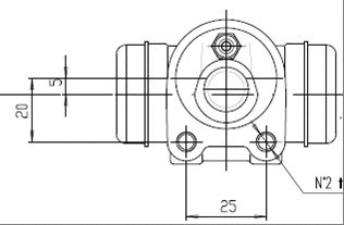 Wheel Brake Cylinder (VWC732)