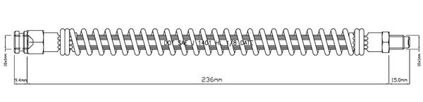 Brake Hose (VBH1001)