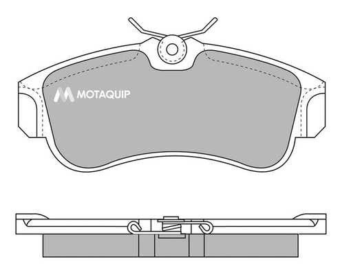 Brake Pad Set, disc brake (LVXL597)