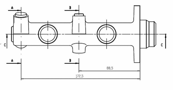 Brake Master Cylinder (VMC119)