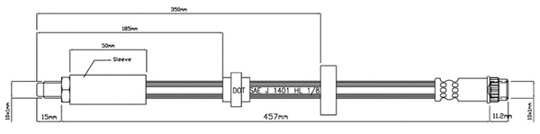 Brake Hose (VBH881)