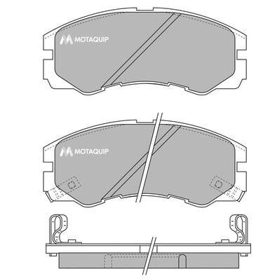 Brake Pad Set, disc brake (LVXL756)