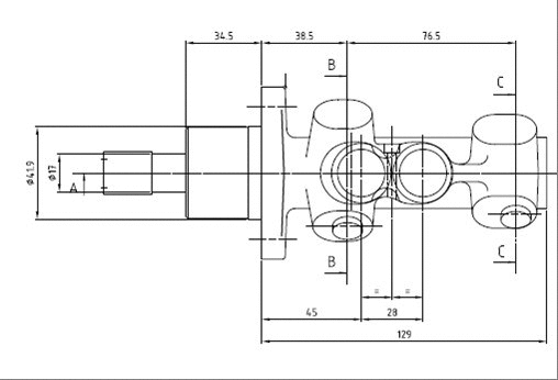 Brake Master Cylinder (VMC142)