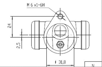 Wheel Brake Cylinder (VWC538)
