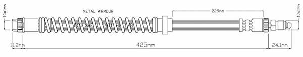 Brake Hose (VBH502)