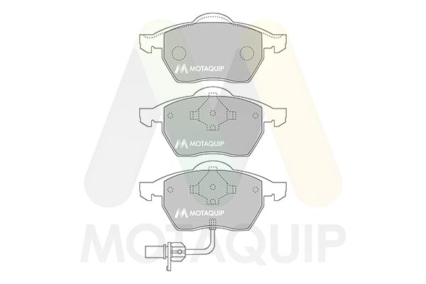 Brake Pad Set, disc brake (LVXL1022)
