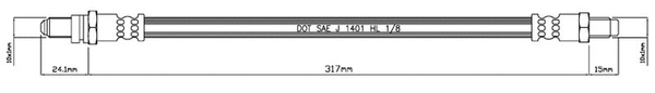 Brake Hose (VBH269)