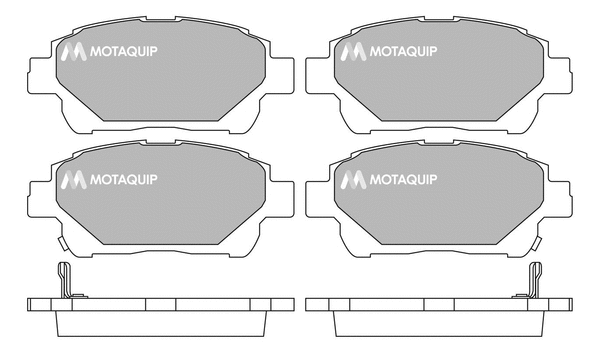 Brake Pad Set, disc brake (LVXL1713)