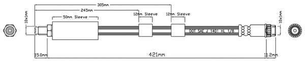 Brake Hose (VBJ554)