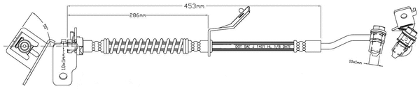 Brake Hose (LVBH1477)