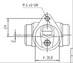 Wheel Brake Cylinder (VWC537)