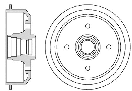 Brake Drum (VBD606)