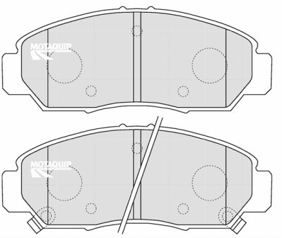 Brake Pad Set, disc brake (LVXL1149)