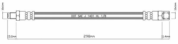 Brake Hose (VBH949)