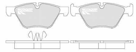 Brake Pad Set, disc brake (LVXL1291)