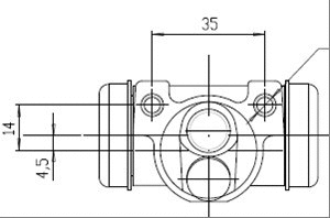 Wheel Brake Cylinder (VWC798)
