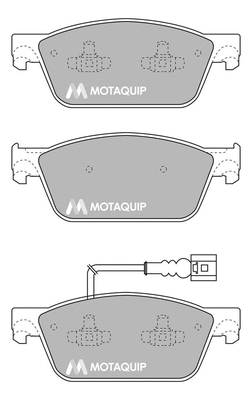 Brake Pad Set, disc brake (LVXL1696)