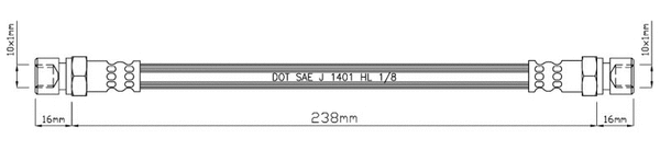 Brake Hose (VBH484)