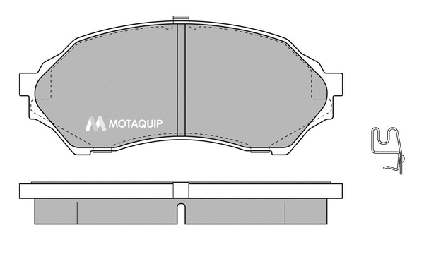 Brake Pad Set, disc brake (LVXL338)
