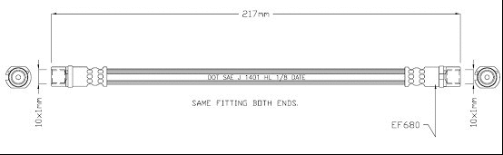 Brake Hose (VBJ619)