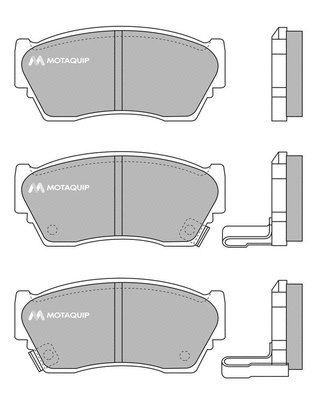 Brake Pad Set, disc brake (LVXL757)