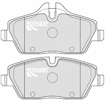 Brake Pad Set, disc brake (LVXL1277)
