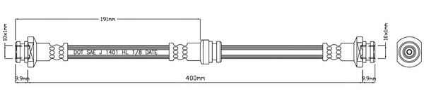 Brake Hose (VBJ596)