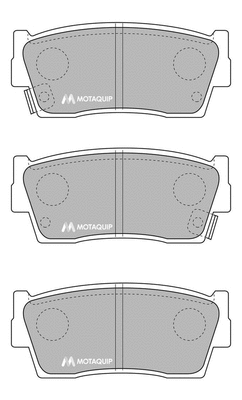 Brake Pad Set, disc brake (LVXL627)