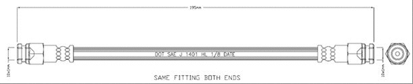 Brake Hose (VBJ551)