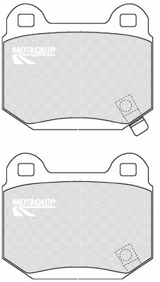 Brake Pad Set, disc brake (LVXL1220)