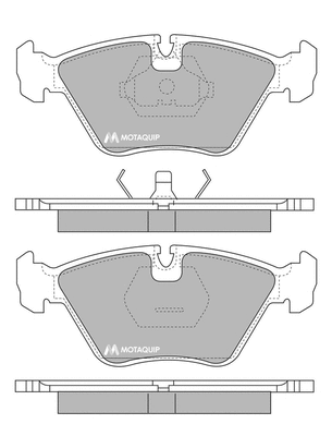 Brake Pad Set, disc brake (LVXL715)