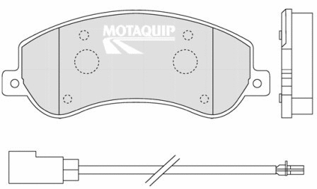 Brake Pad Set, disc brake (LVXL1318)