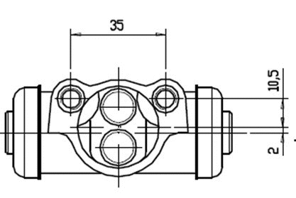 Wheel Brake Cylinder (VWC505)
