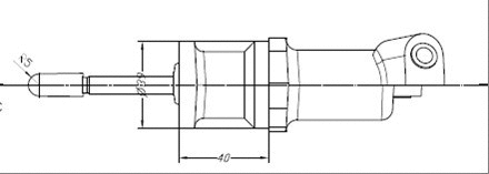 Slave Cylinder, clutch (VSC121)