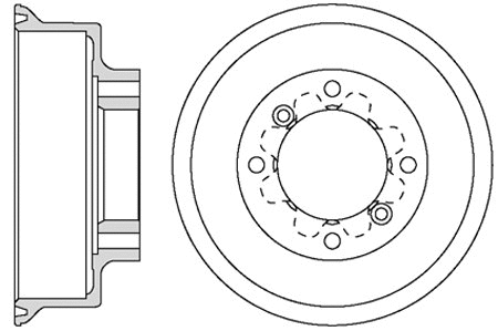Brake Drum (VBD628)