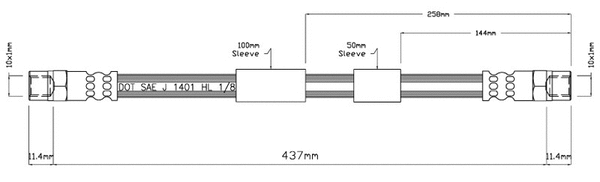 Brake Hose (VBH977)
