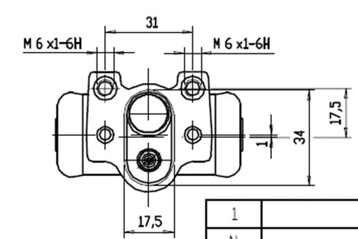 Wheel Brake Cylinder (VWC602)