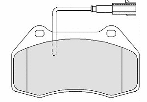 Brake Pad Set, disc brake (LVXL1416)