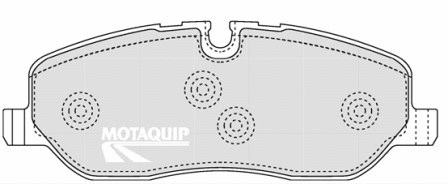 Brake Pad Set, disc brake (LVXL1283)