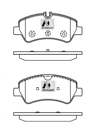 Brake Pad Set, disc brake (LVXL1745)