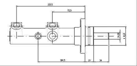 Brake Master Cylinder (VMC140)