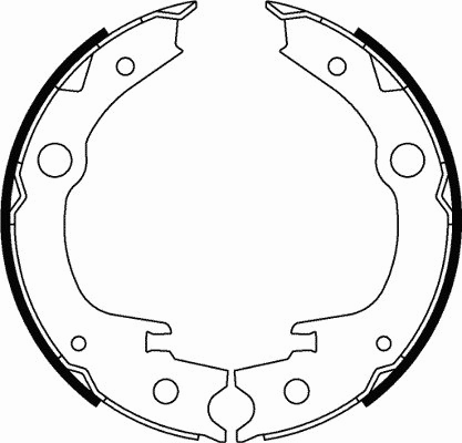 Brake Shoe Set, parking brake (LVBS800)