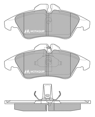 Brake Pad Set, disc brake (LVXL177)